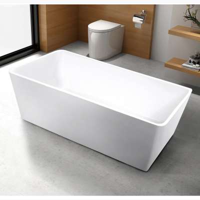 Simple freestanding shape cast iron baby custom made bathtub for adult